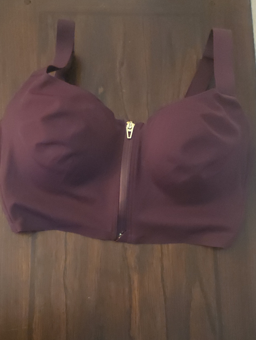 Victoria's Secret Plum Front-Zip Comfort Bra